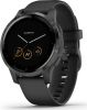 Garmin Vivoactive 4S PVD Sporthorloge 010-02172-12 Zwart/Donkergrijs online kopen